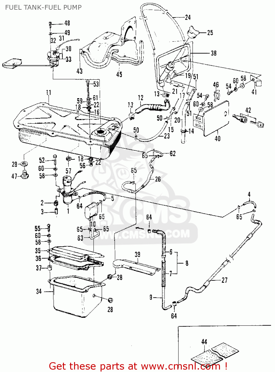 Genuine Honda 73220-SB2-013 Fuel Filler Lid Lock