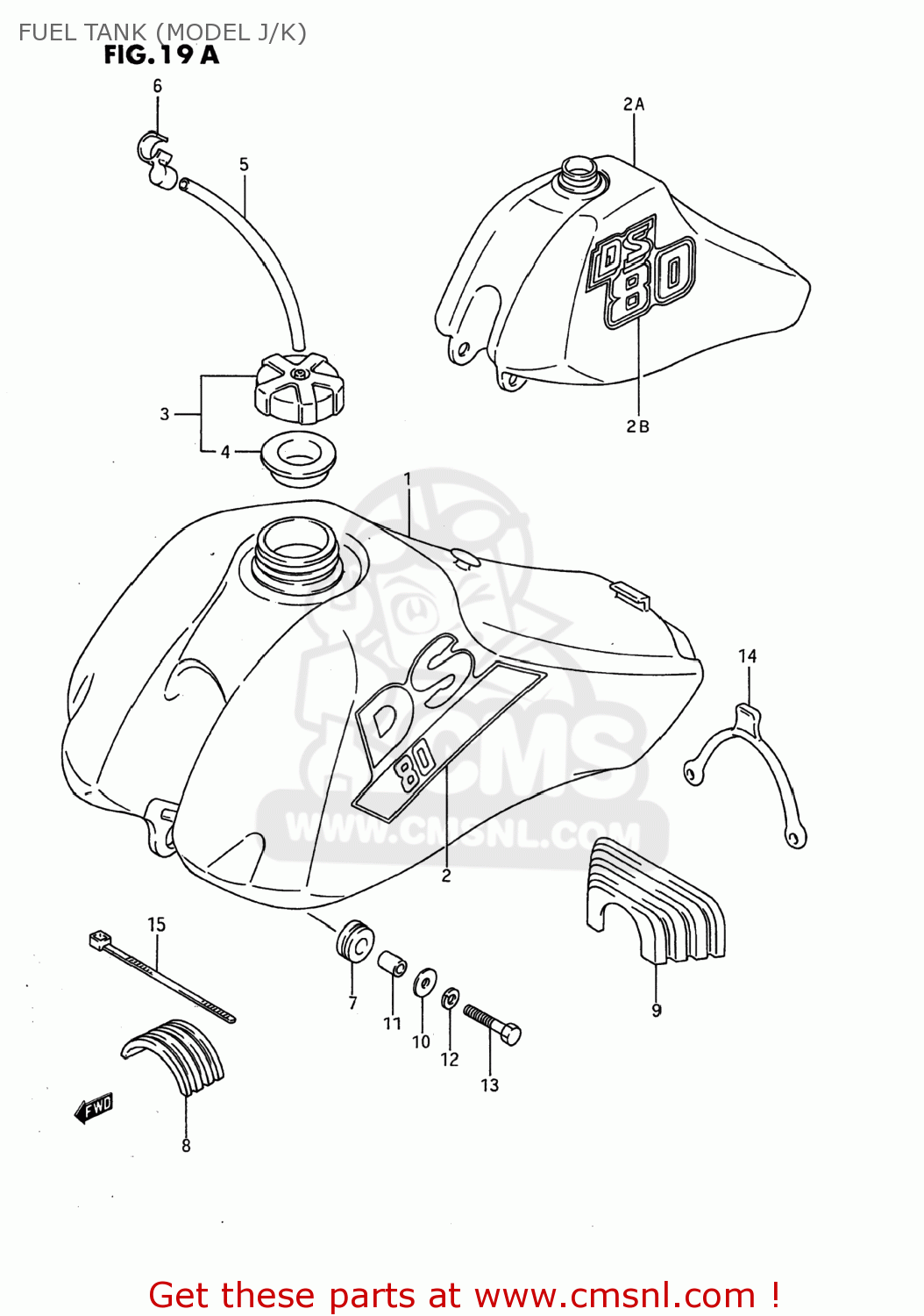 441000346025Y: Tank Assembly,fuel Suzuki - buy the 44100-03460-25Y at CMSNL