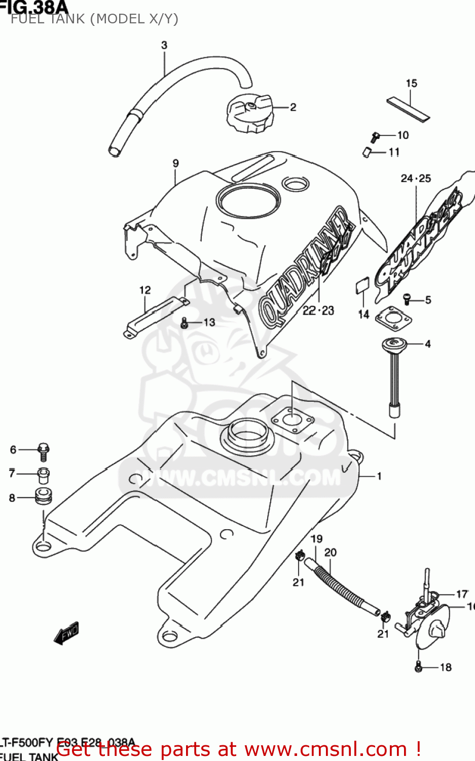 4443309F01 Hose,fuel Tank Breather Suzuki buy the 4443309F01 at CMSNL