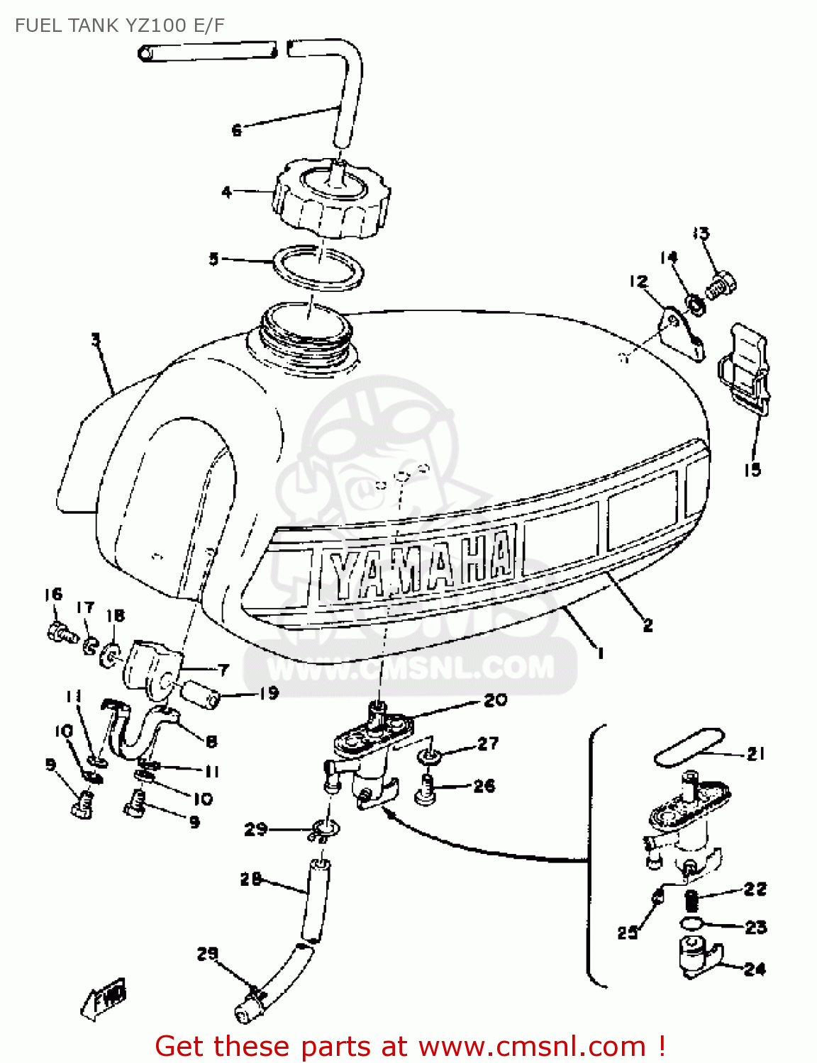 2K52424420 Graphic, Fuel Tank Left Yamaha buy the 2K52424420 at CMSNL