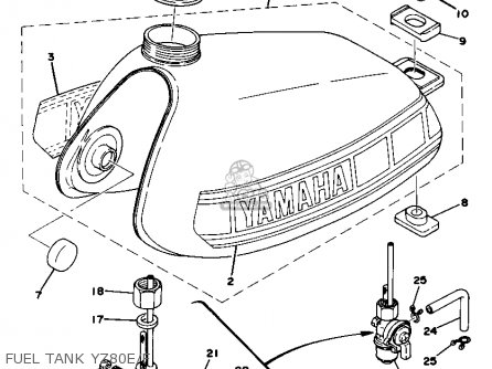 Yz80 2024 fuel tank