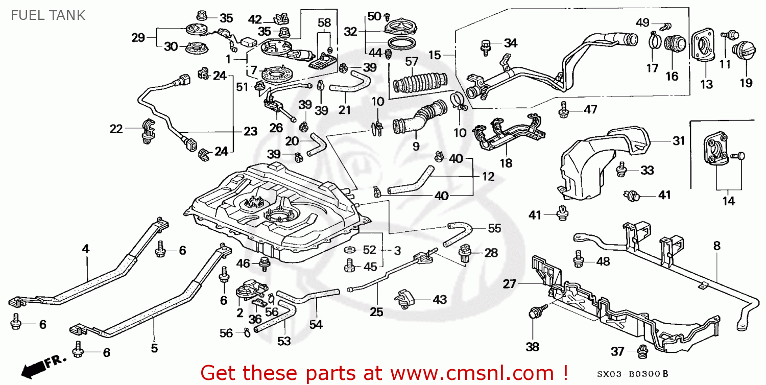 37800SX0A01 Meter Unit, Fuel Honda buy the 37800SX0A01 at CMSNL