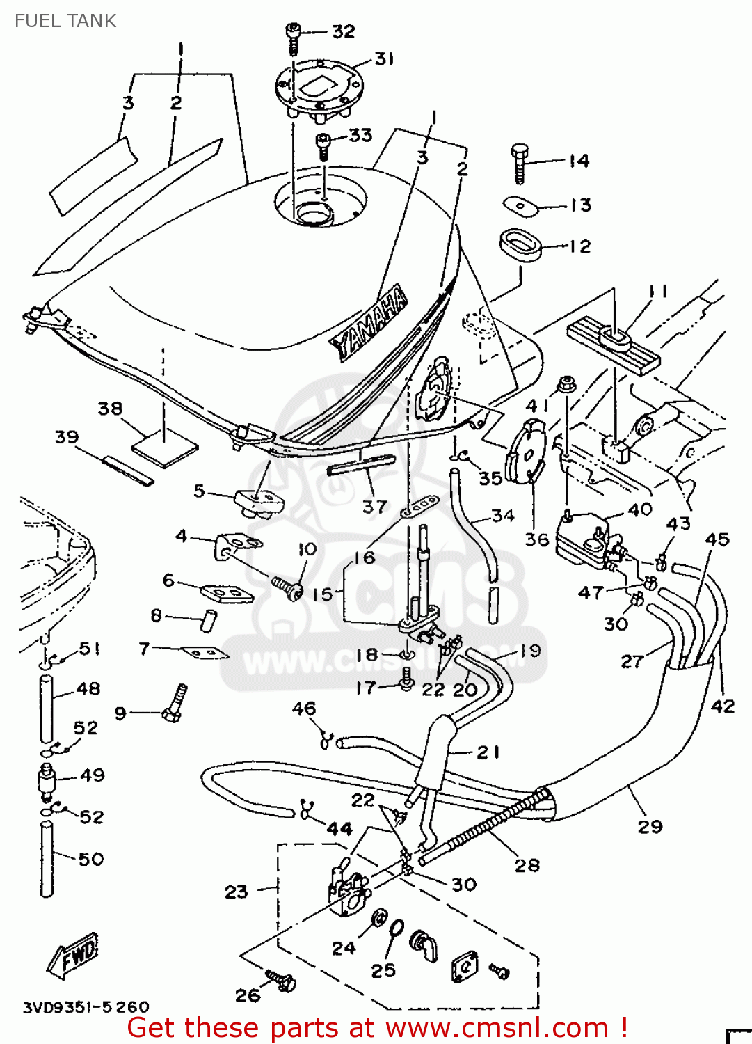 Yamaha HOSE (L355) 90445112H2 Yamaha HOSE (L355) 90445112H2