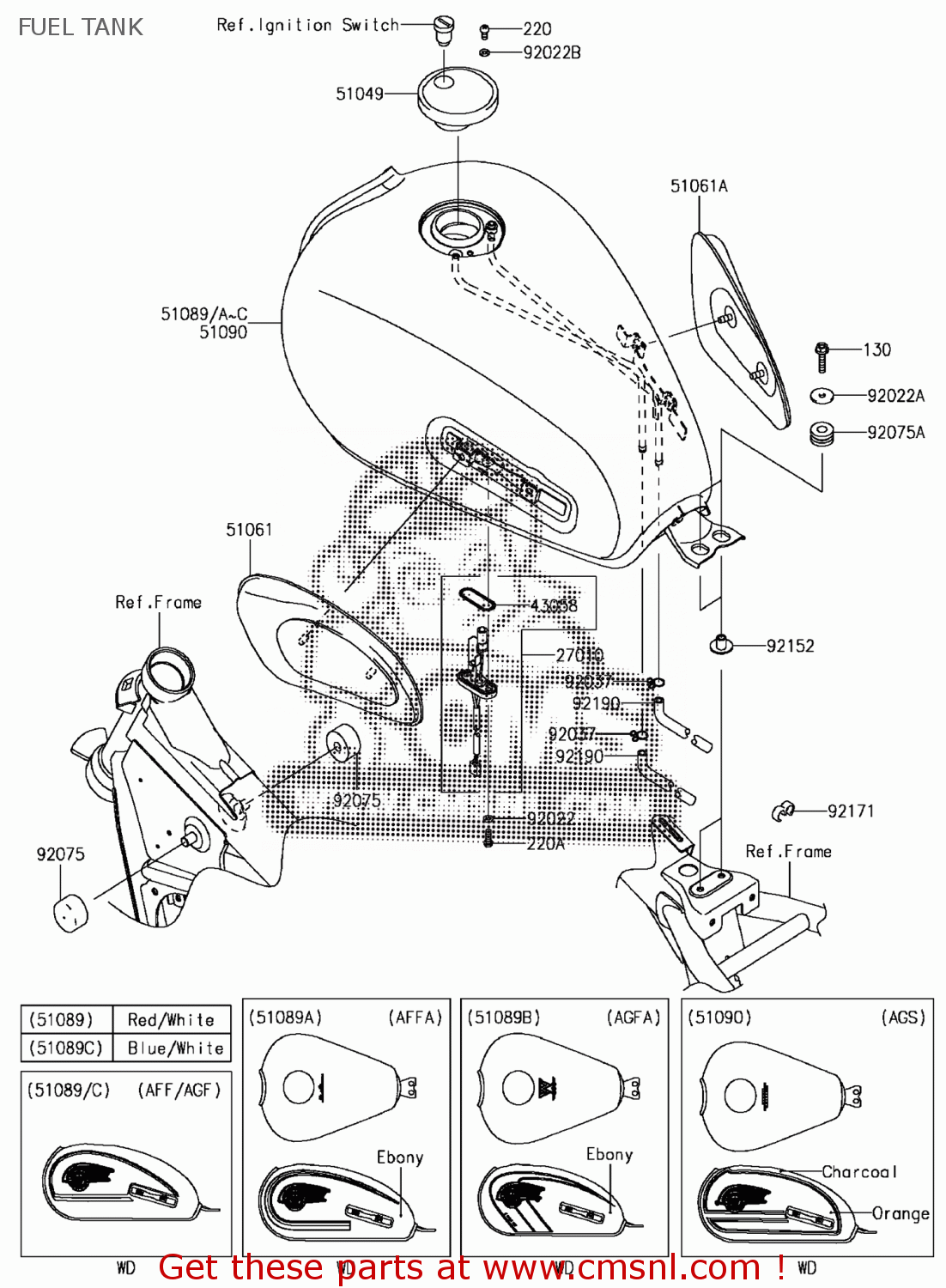 51090504554V Kawasaki buy the 51090504554V at CMSNL