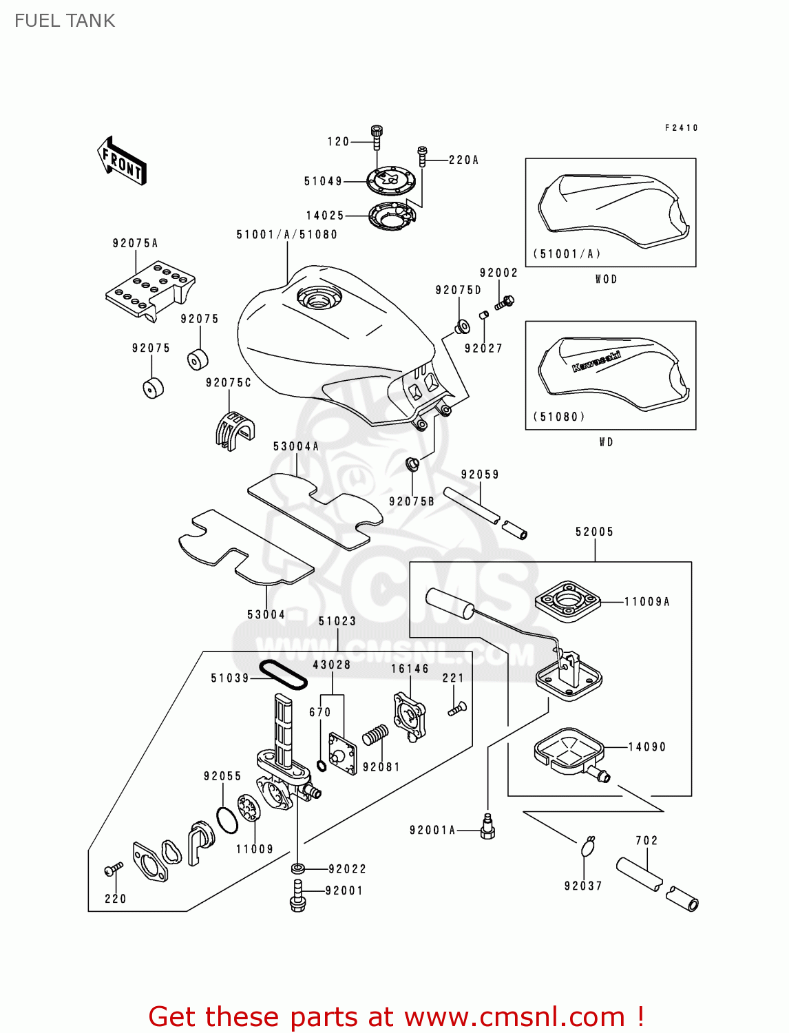 530041104: Mat,fuel Tank,rh Kawasaki - buy the 53004-1104 at CMSNL