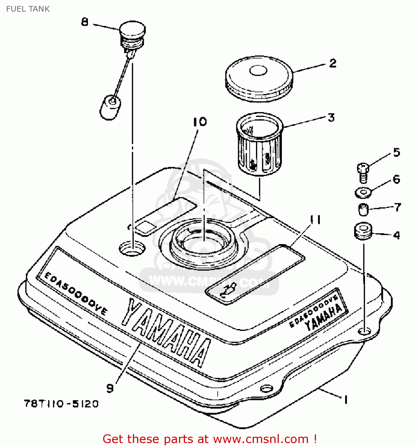 78N8571001 Fuel Level Gauge Assy Yamaha buy the 78N8571001 at CMSNL