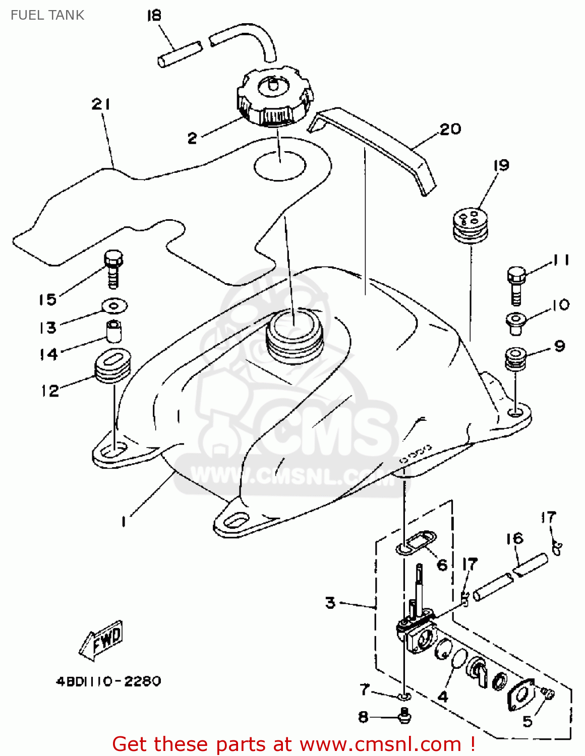 4BD2414H00: Damper, Plate 1 Yamaha - buy the 4BD-2414H-00-00 at CMSNL