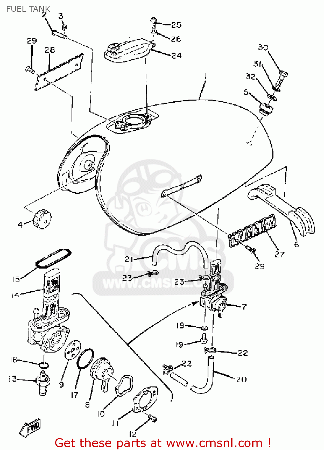 2L024110006J Fuel Tank Comp New Catalina Blue Yamaha buy the 2L0