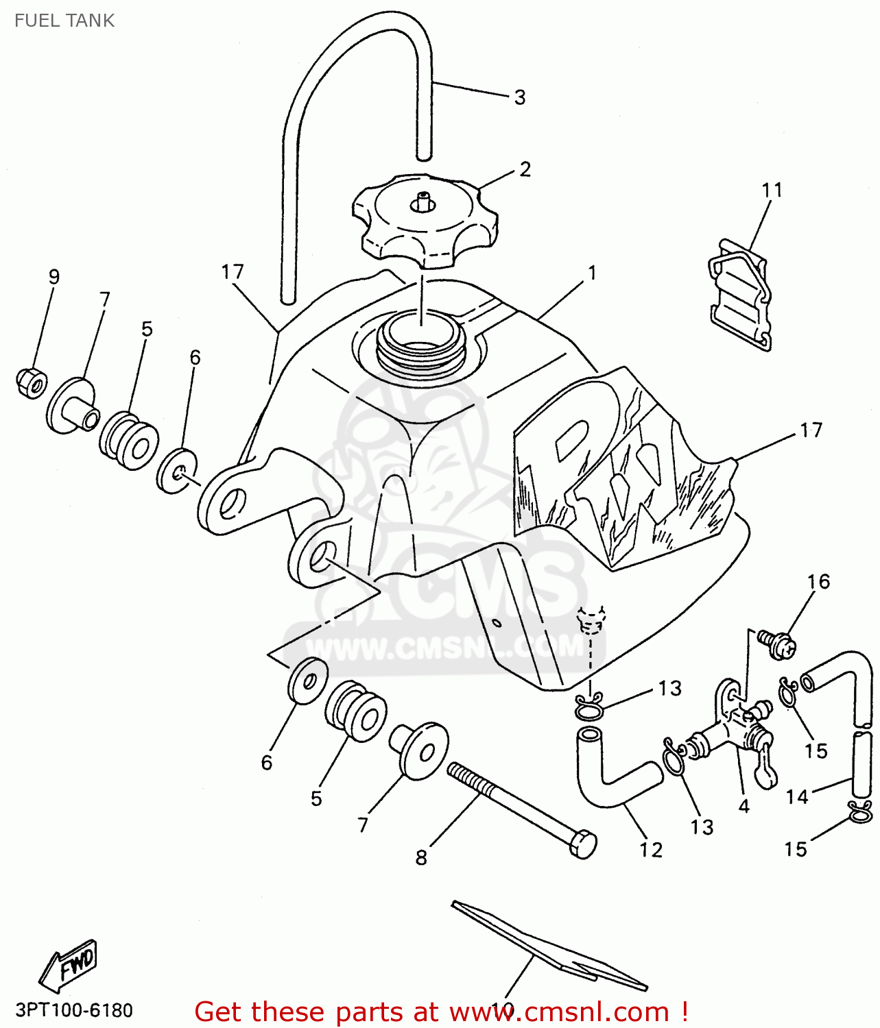 3PT2424020: Graphic Set Yamaha - buy the 3PT-24240-20 at CMSNL