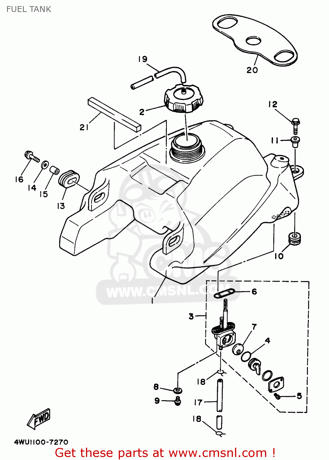 Yamaha HOSE (L155) 90445110F2 Yamaha HOSE (L155) 90445110F2