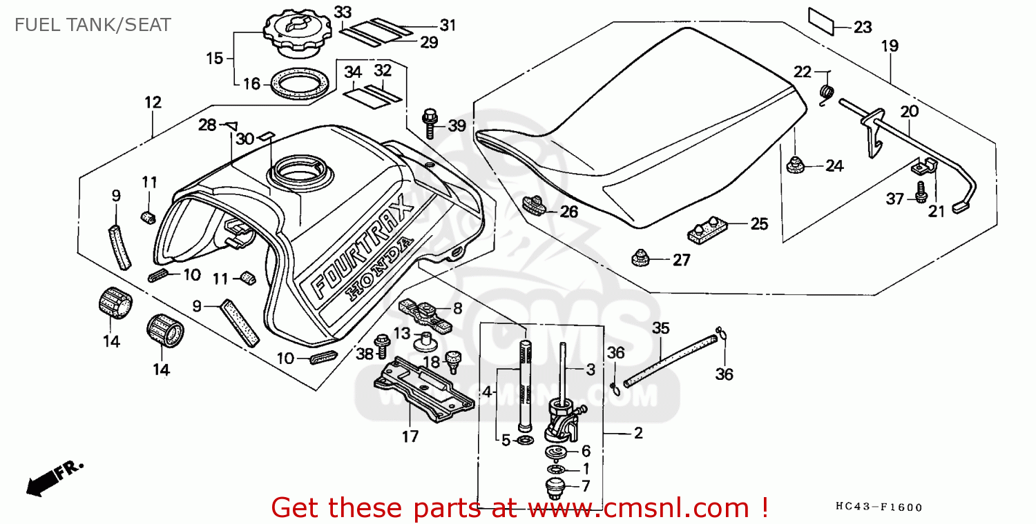 Honda SEAT COM*NH-100L* 77100HC4000ZA Honda SEAT COM*NH-100L* 77100HC4000ZA