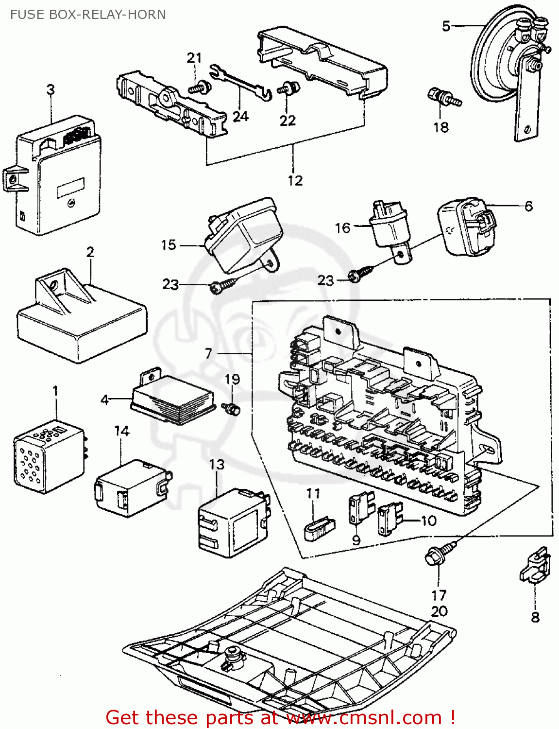 38207SA0004: Terminal, Short Honda - Buy The 38207-SA0-004 At CMSNL