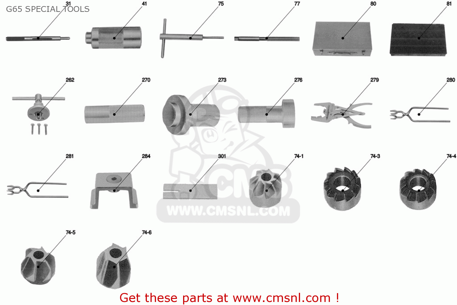 079008230001 Special Tool Set Honda buy the 079008230001 at CMSNL