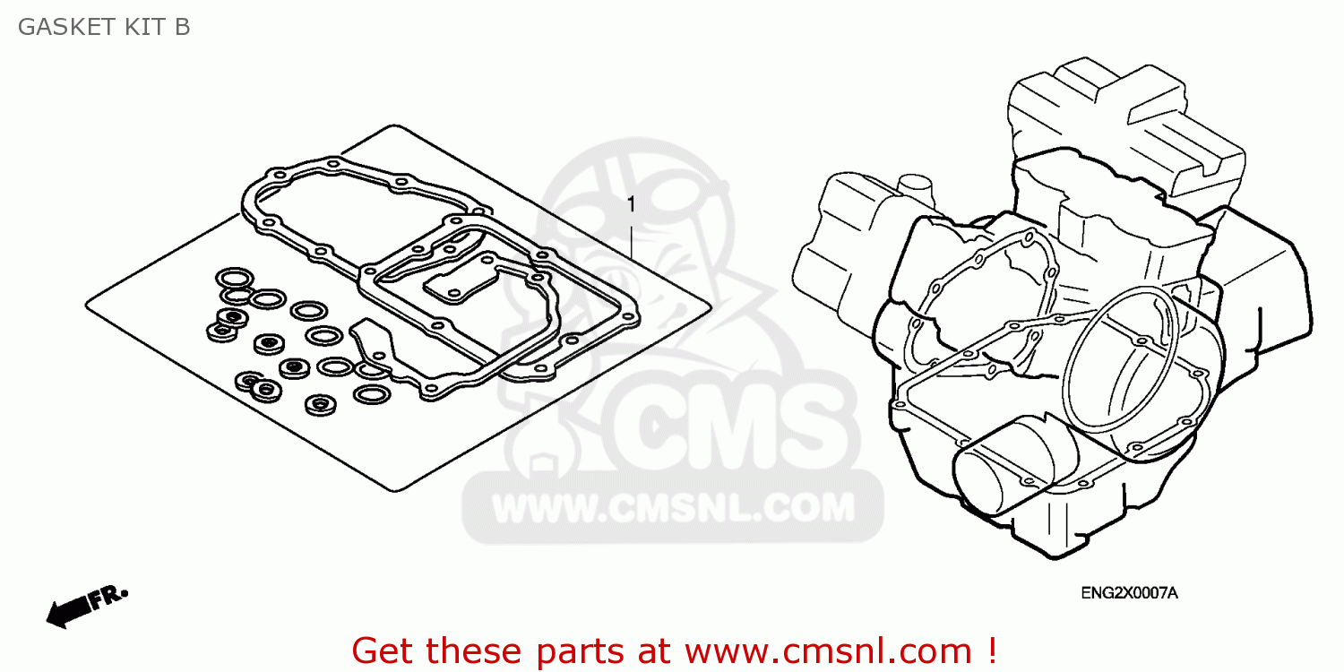 06112MGED00: Gasket Kit,b (nas) Honda - Buy The 06112-MGE-D00 At CMSNL