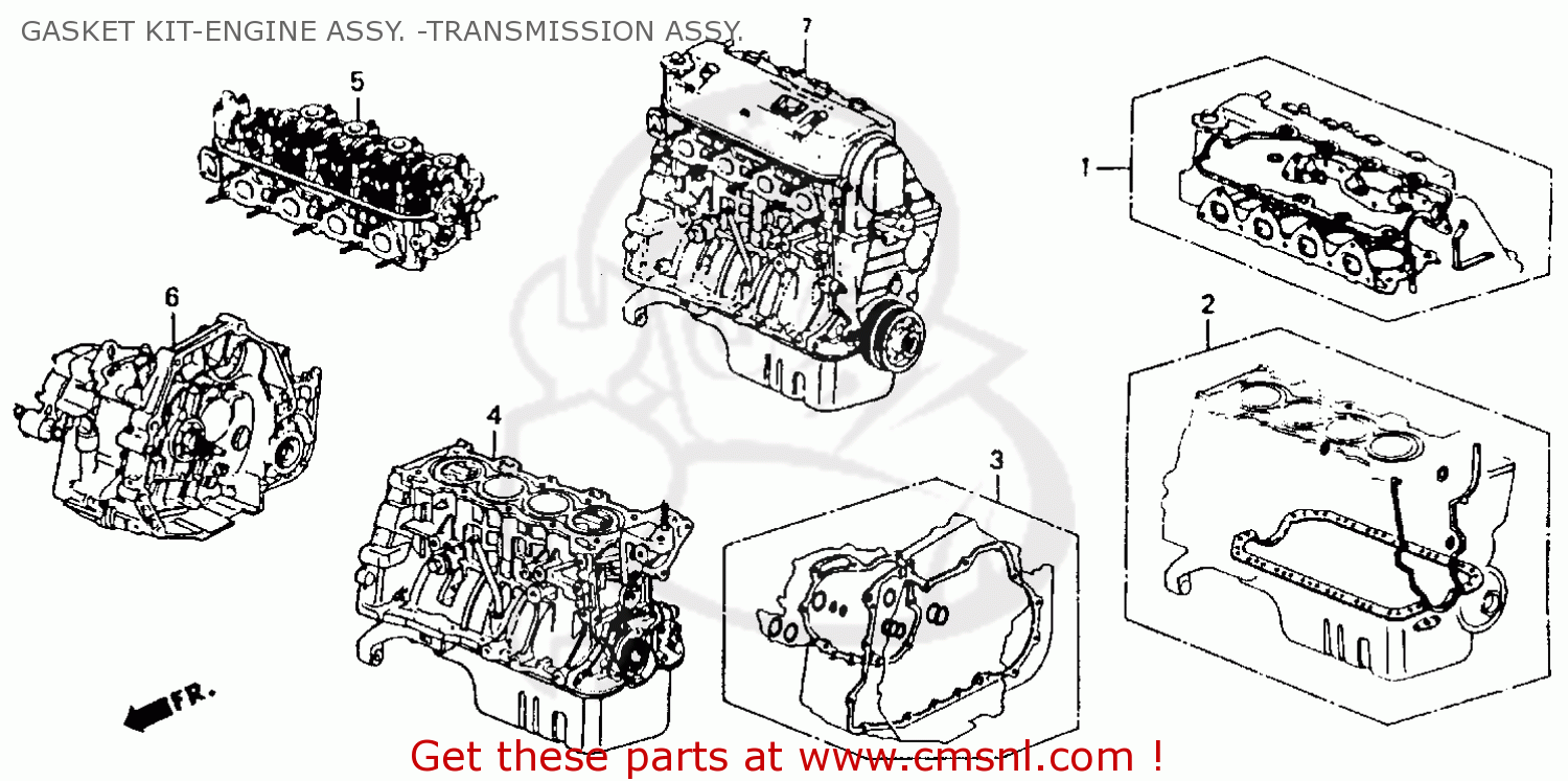 10001P28A00 Engine, Bare (d16z6) Honda buy the 10001P28A00 at CMSNL
