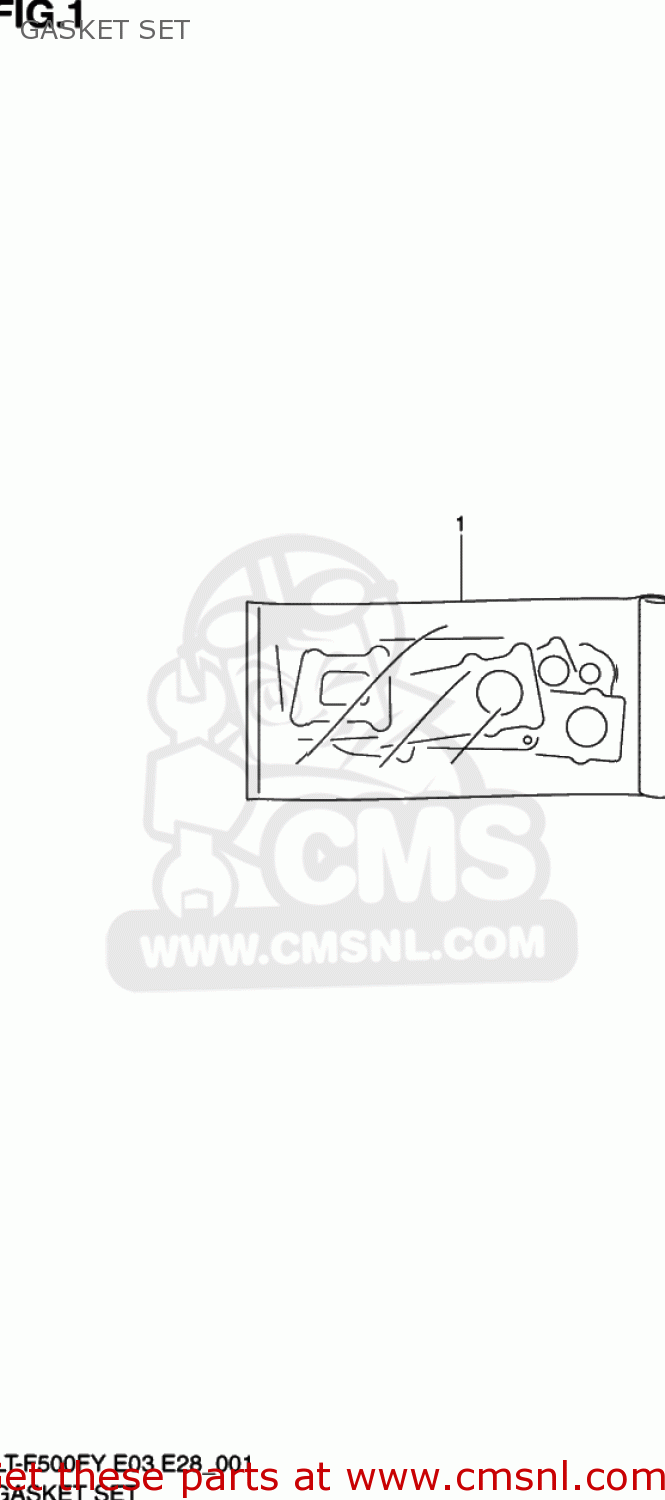 Suzuki GASKET SET (NAS) 1140009890 Suzuki GASKET SET (NAS) 1140009890