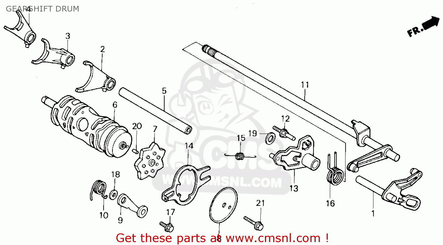 24610HB3010: Spindle Comp.,gea Honda - buy the 24610-HB3-010 at CMSNL