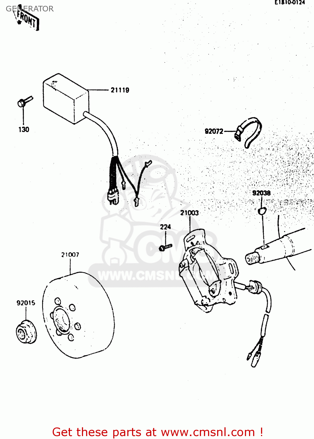 211191155 Igniter Kawasaki buy the 211191155 at CMSNL