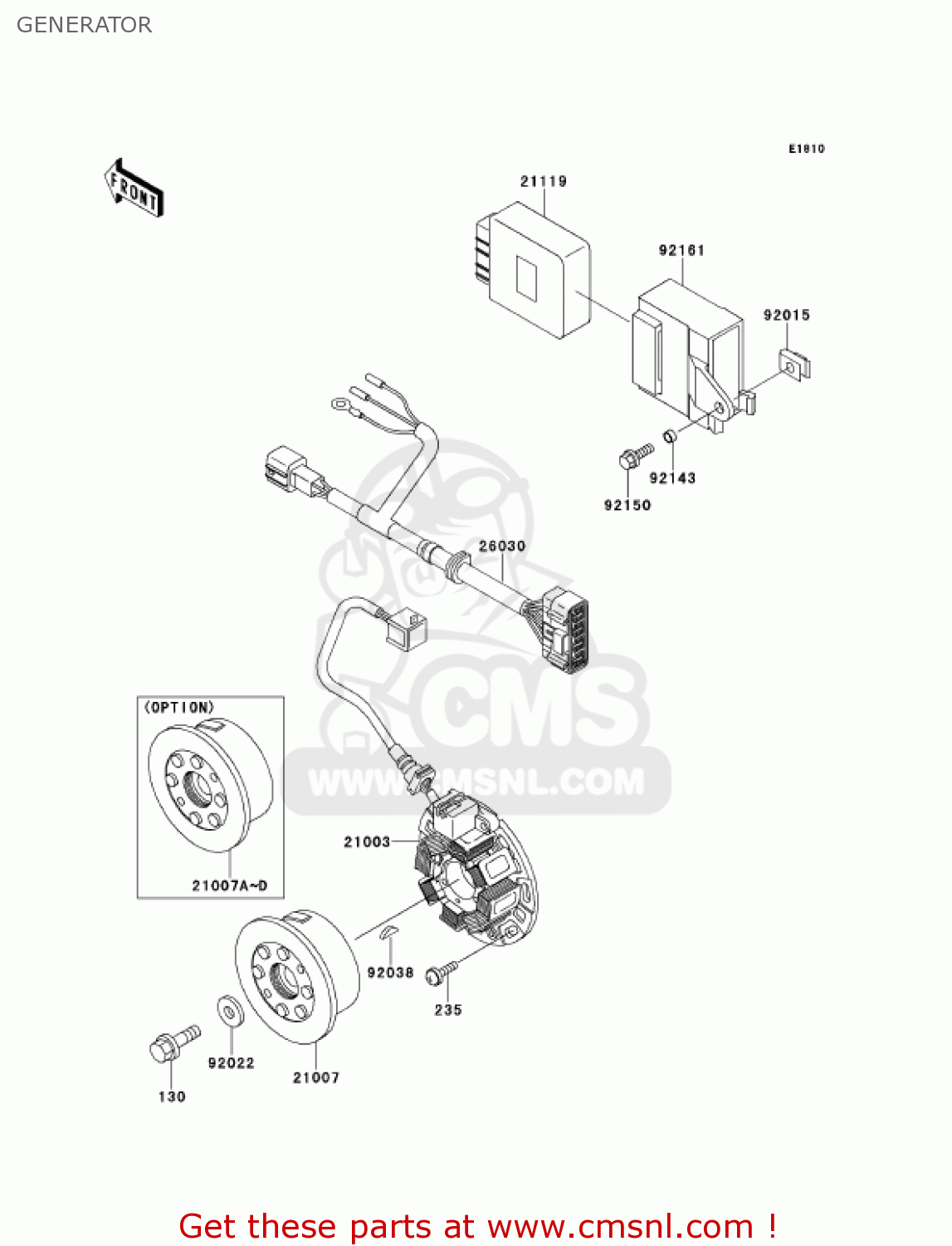 211191574 Igniter Kawasaki buy the 211191574 at CMSNL