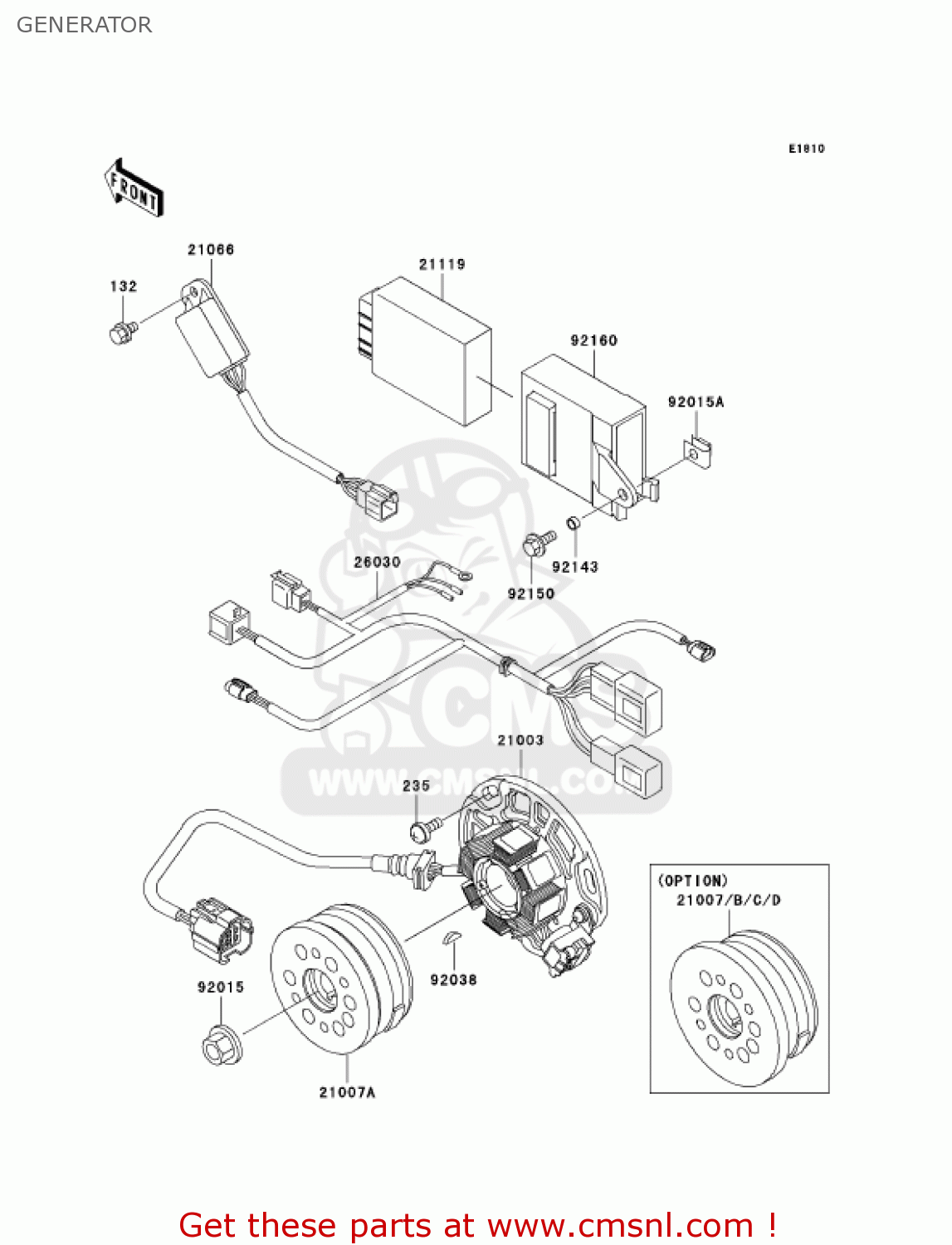 210031389 Stator Kawasaki buy the 210031389 at CMSNL
