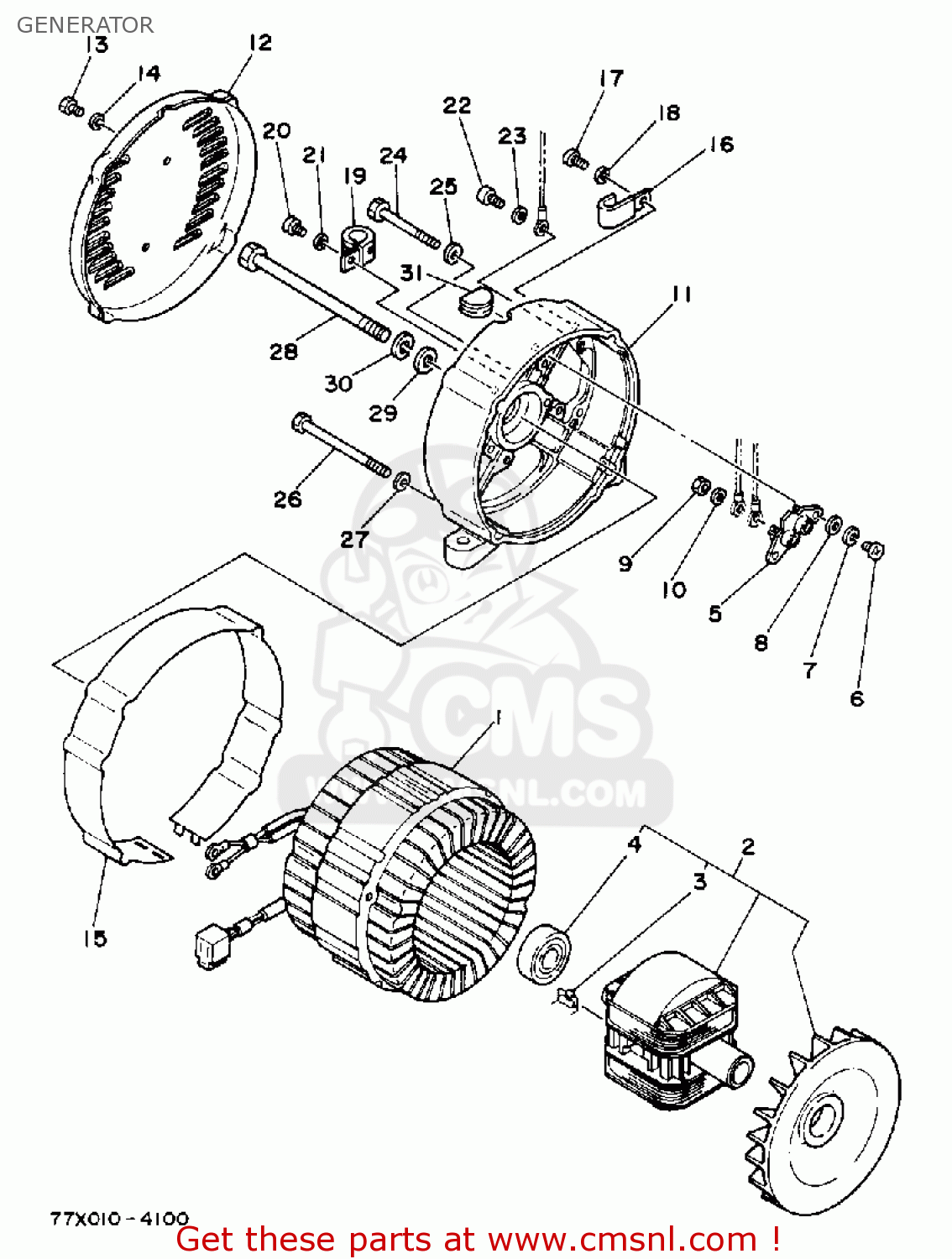 ROTOR ASSY for EC2000 EC2800 GENERATOR order at CMSNL