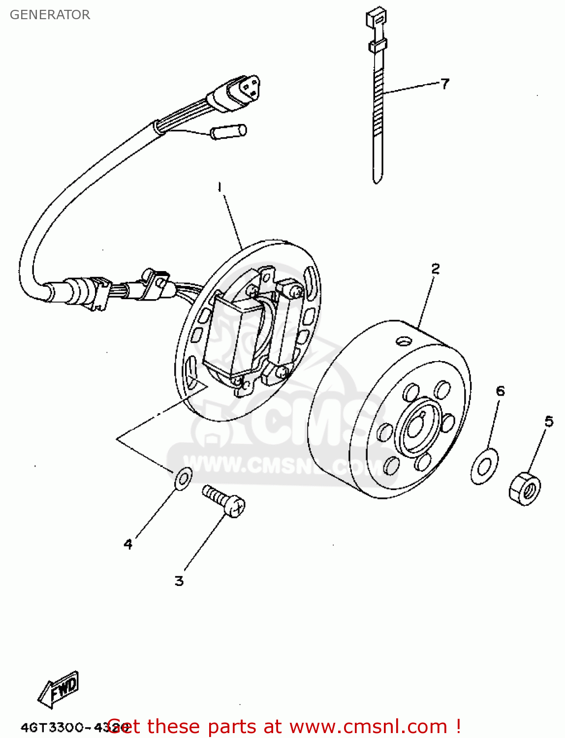 4es8551010: Stator Assy Yamaha - Buy The 4es-85510-10-00 At Cmsnl