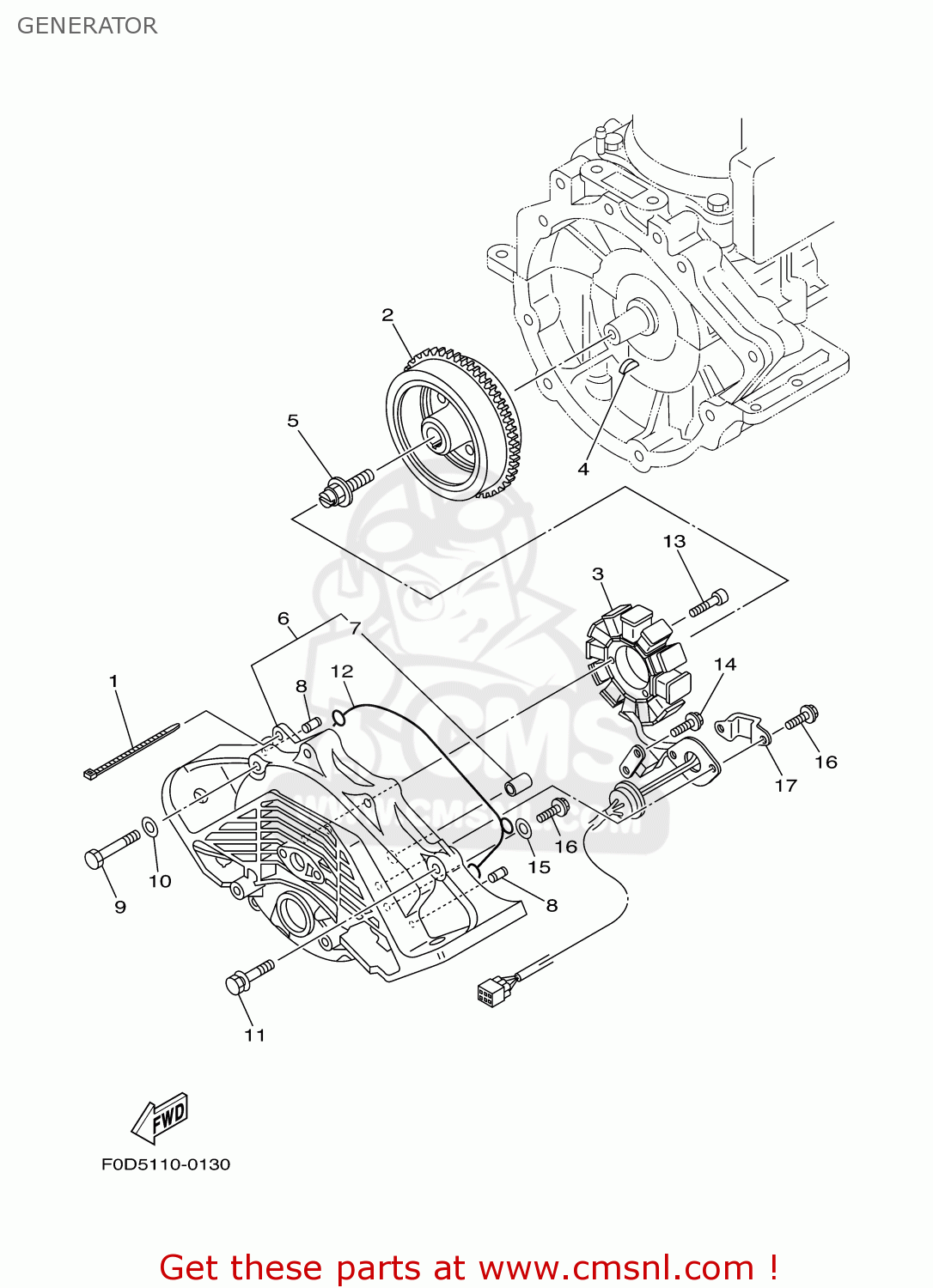 Yamaha BOLT, WITH WASHER 9751310545 Yamaha BOLT, WITH WASHER 9751310545