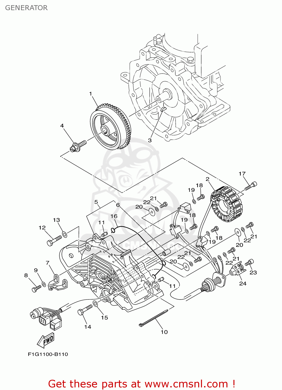 60T8141000 Stator Assy Yamaha buy the 60T8141000 at CMSNL