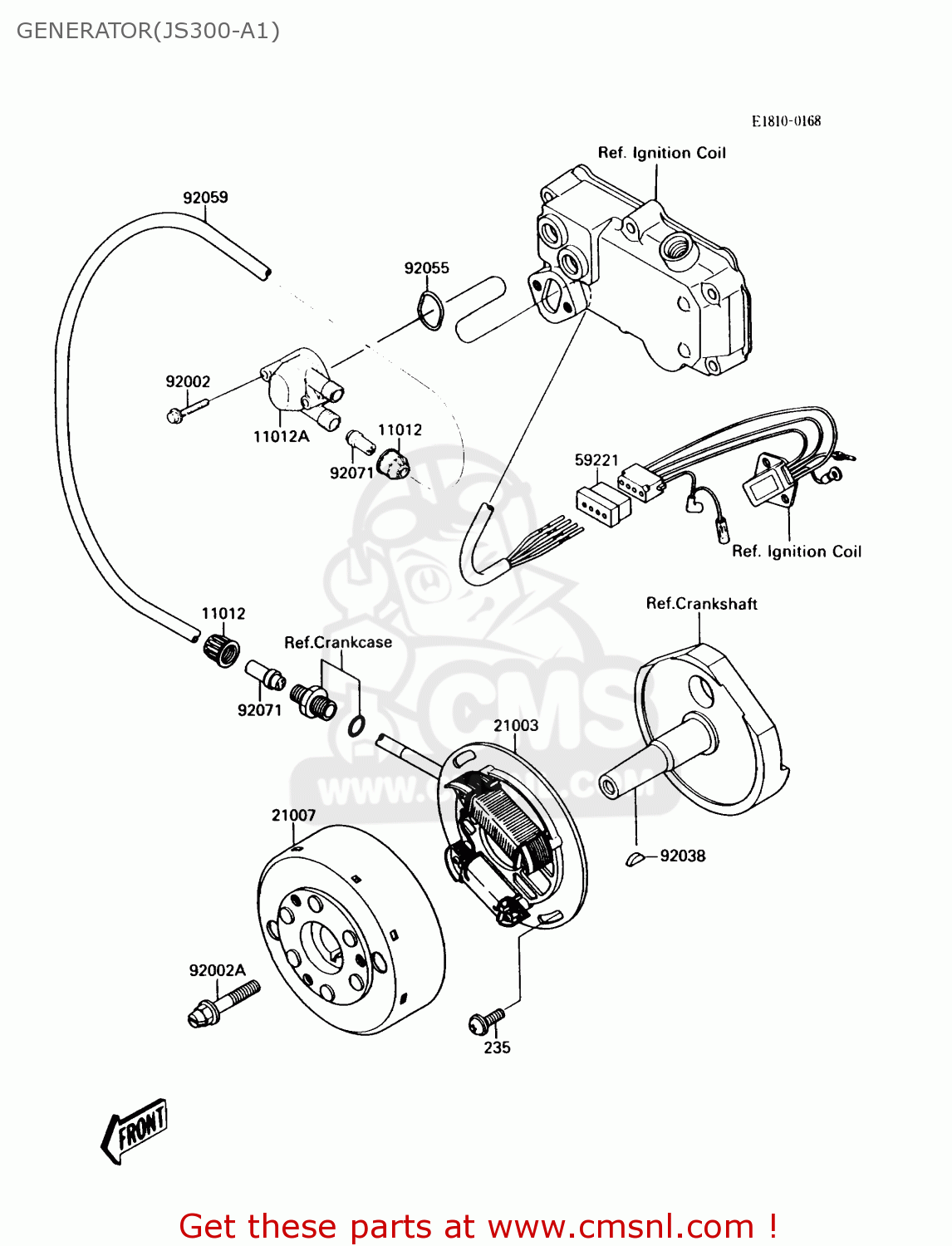 STATOR for JS300B1 300) 1986 FRANCE AL order at CMSNL