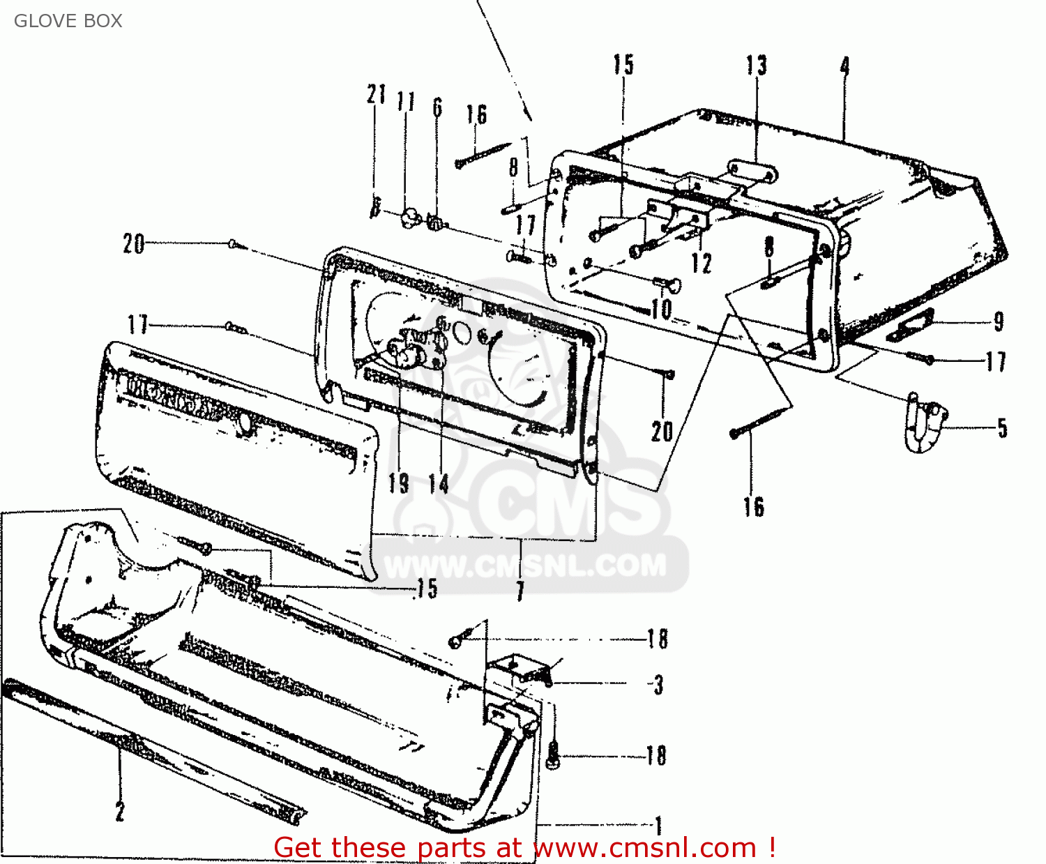 66401594000 Box, Glove Honda buy the 66401594000 at CMSNL