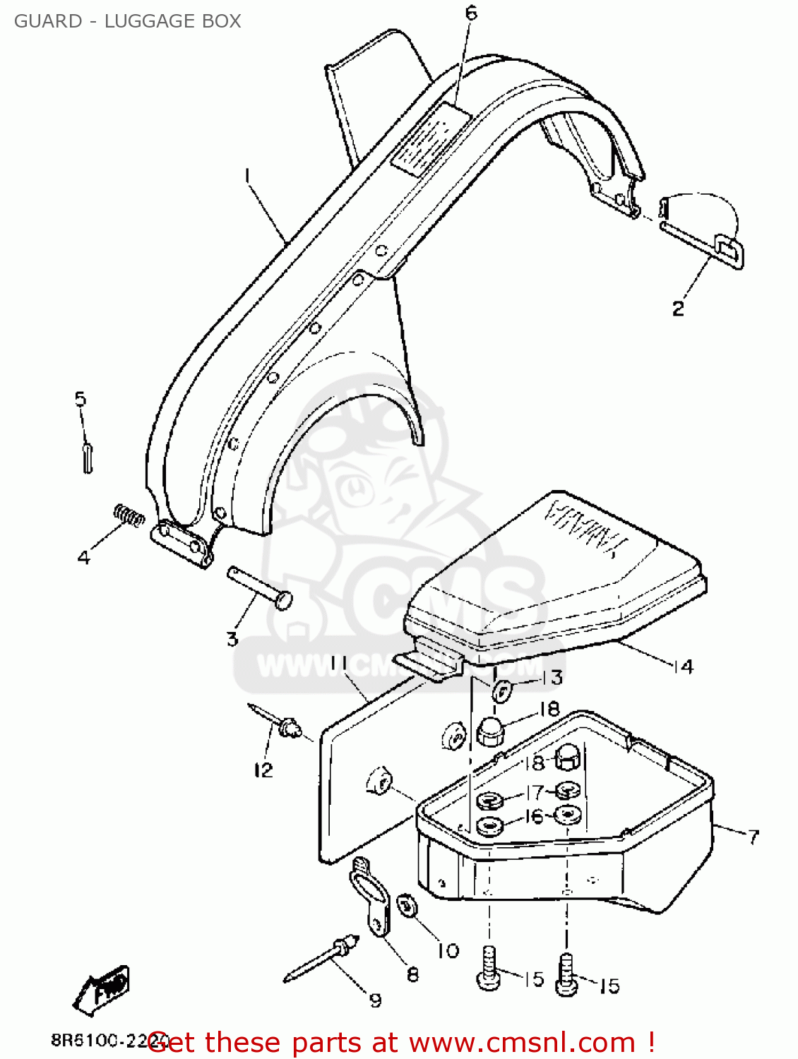 8N87738100 Box, Tool Yamaha buy the 8N87738100 at CMSNL