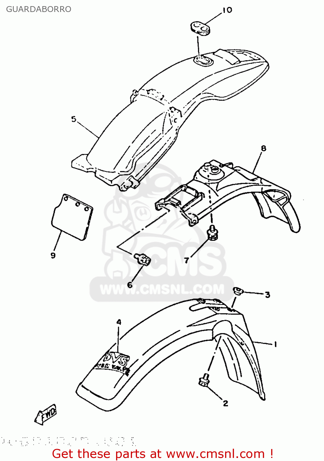 2AJF151110: Fender, Front Yamaha - buy the 2AJ-F1511-10 at CMSNL