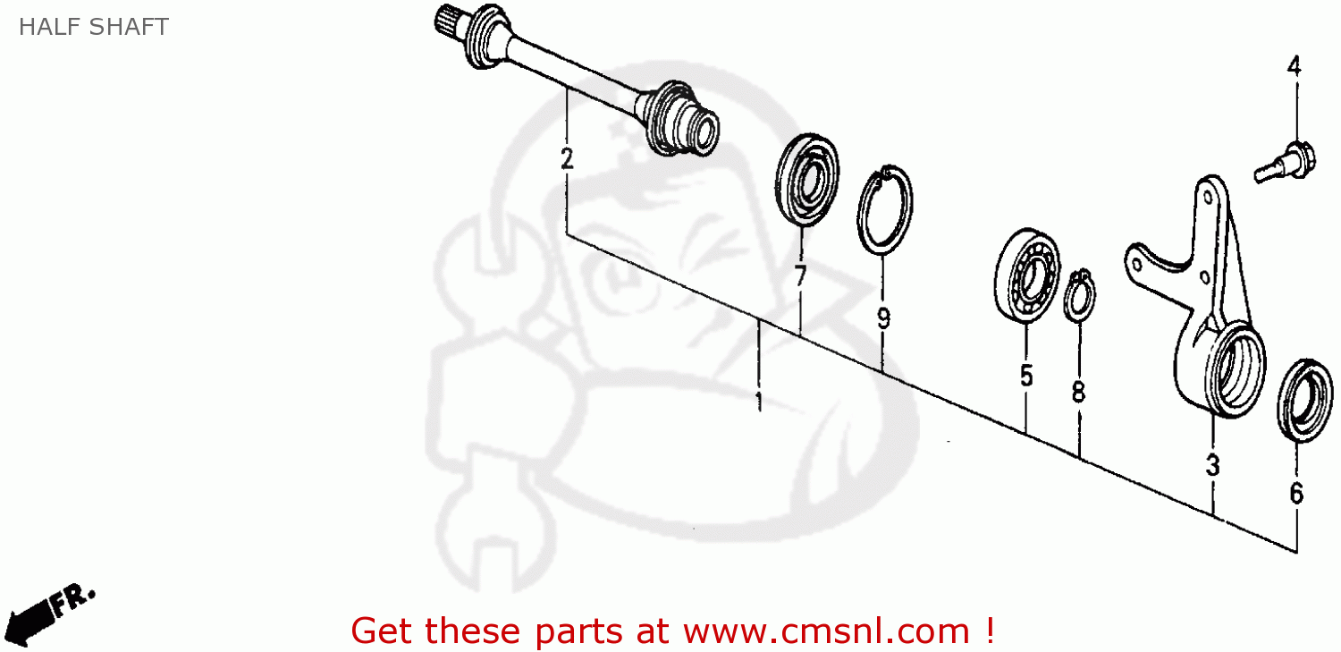 91057SD2004: B/brg Rad N/com Honda - Buy The 91057-SD2-004 At CMSNL