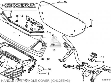 53204KJ9000ZC: Cov,fr*nh-135p-a* Honda - buy the 53204-KJ9-000ZC at CMSNL