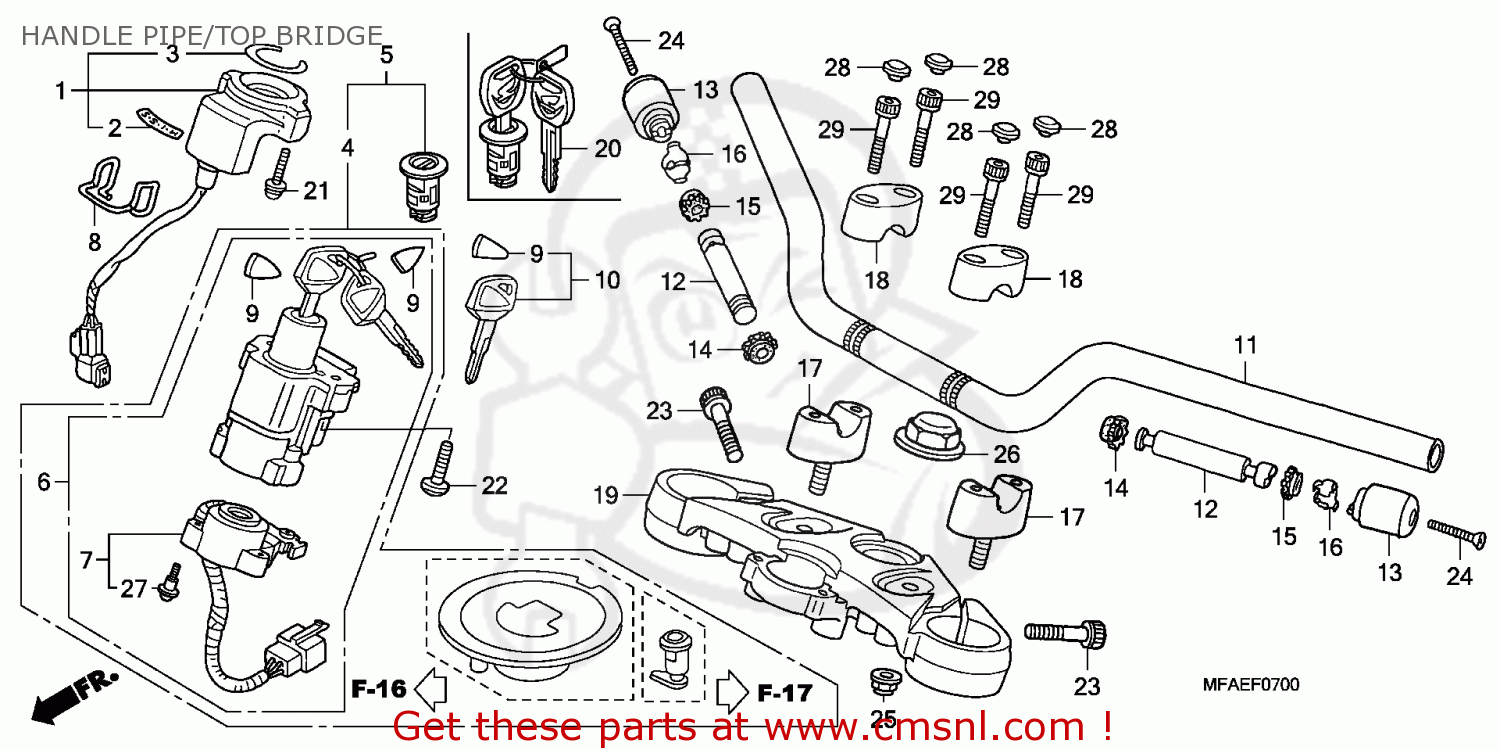 35100MFAD01: Switch Assy,comb& Honda - buy the 35100-MFA-D01 at CMSNL