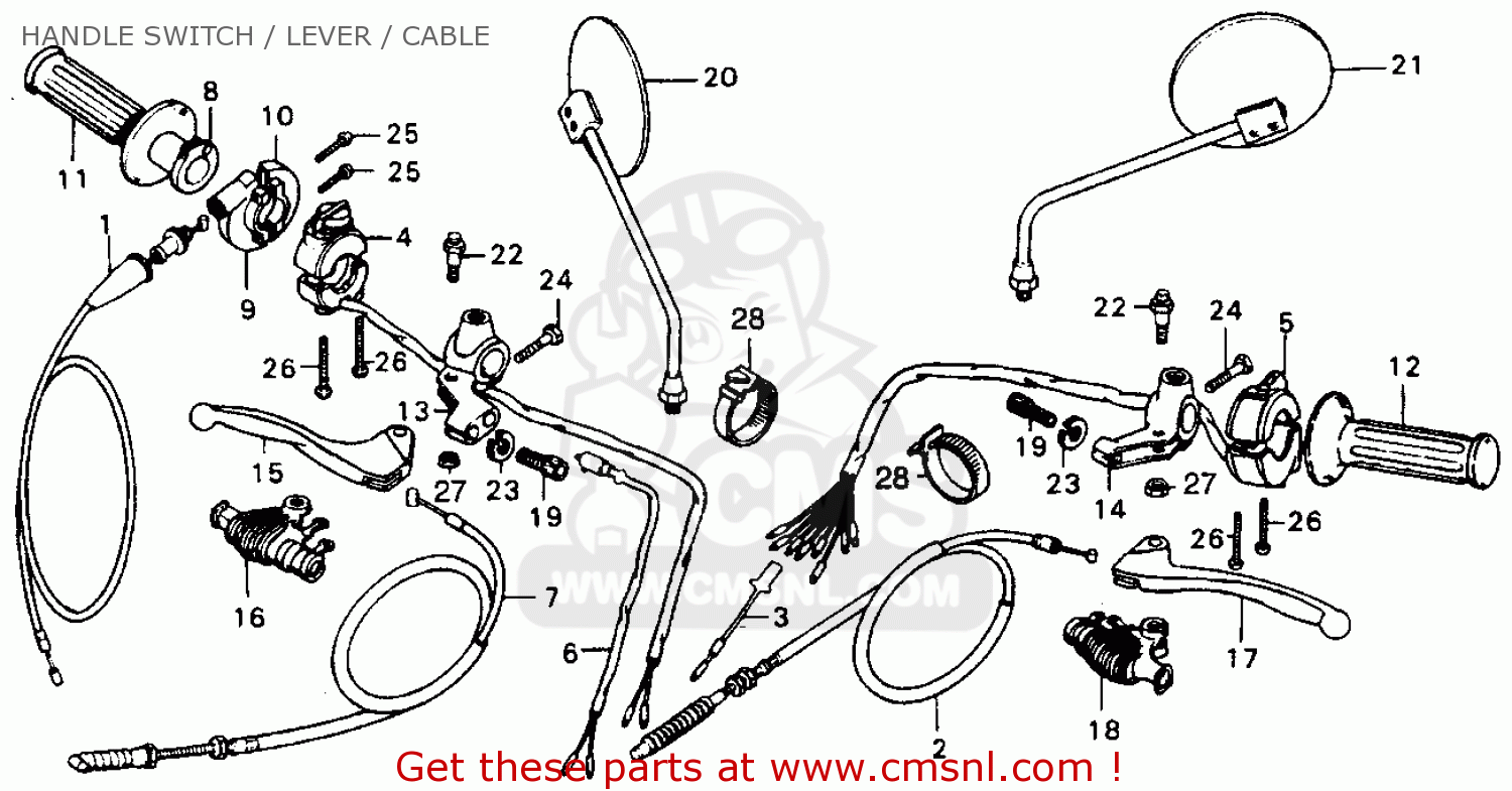 17910116690 Cable,throttle Honda buy the 17910116690 at CMSNL