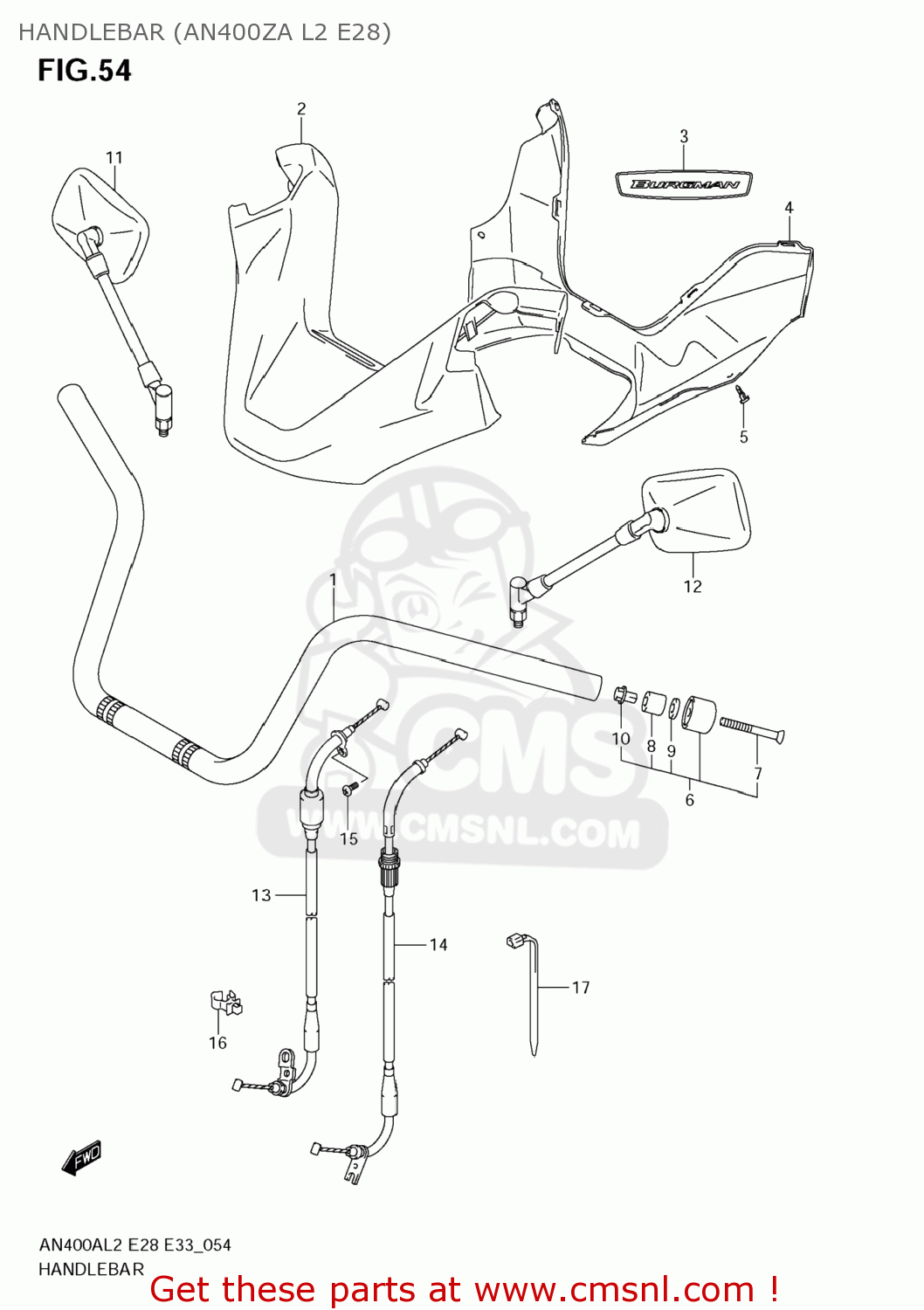 Suzuki BALANCER SET,HANDLEBAR 5620005871 Suzuki BALANCER SET,HANDLEBAR 5620005871