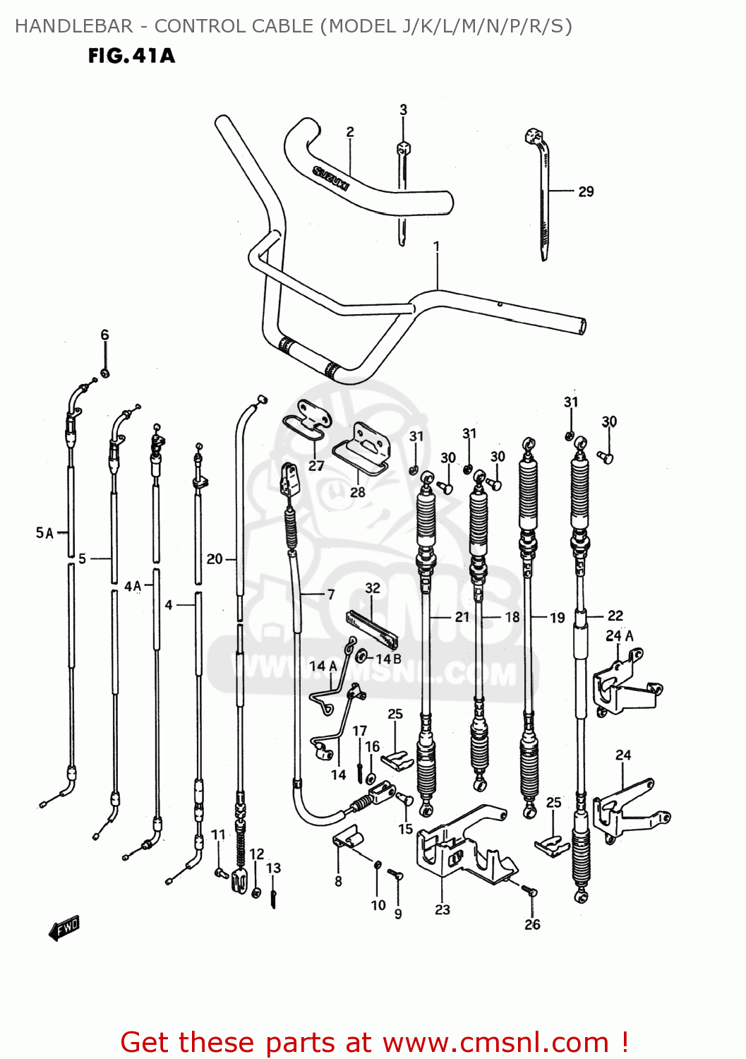 5868019B10 Cable,transmission Gear Shaft Suzuki buy the 5868019B10