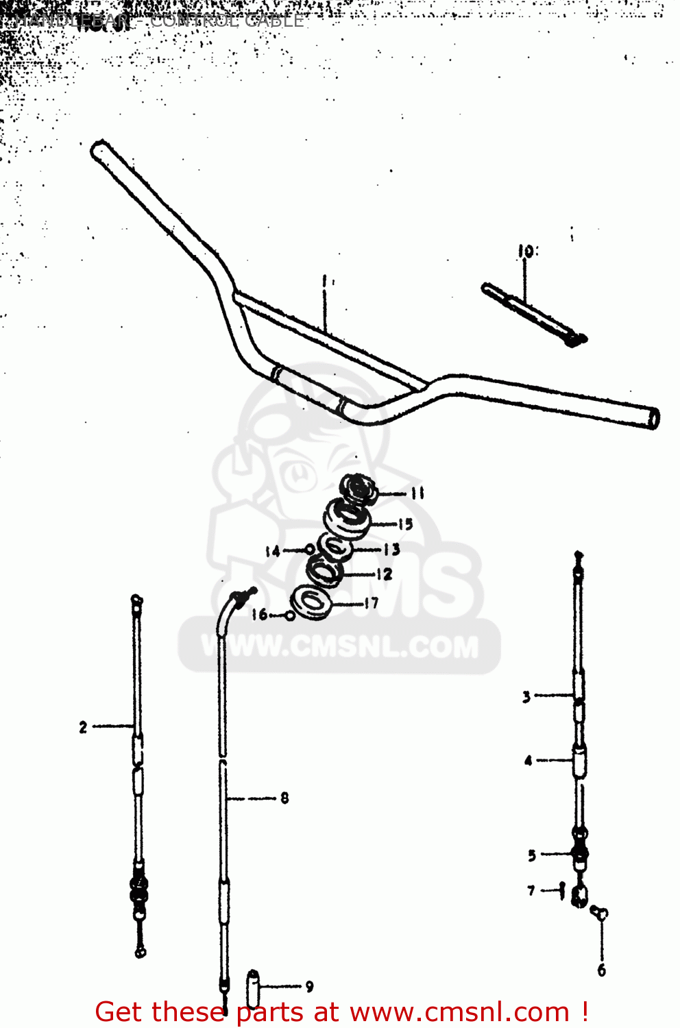 Suzuki CABLE ASSEMBLY,CLUTCH 5820046400