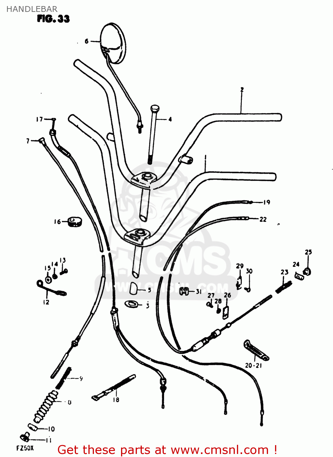 5611002410 Handlebar Suzuki buy the 5611002410 at CMSNL