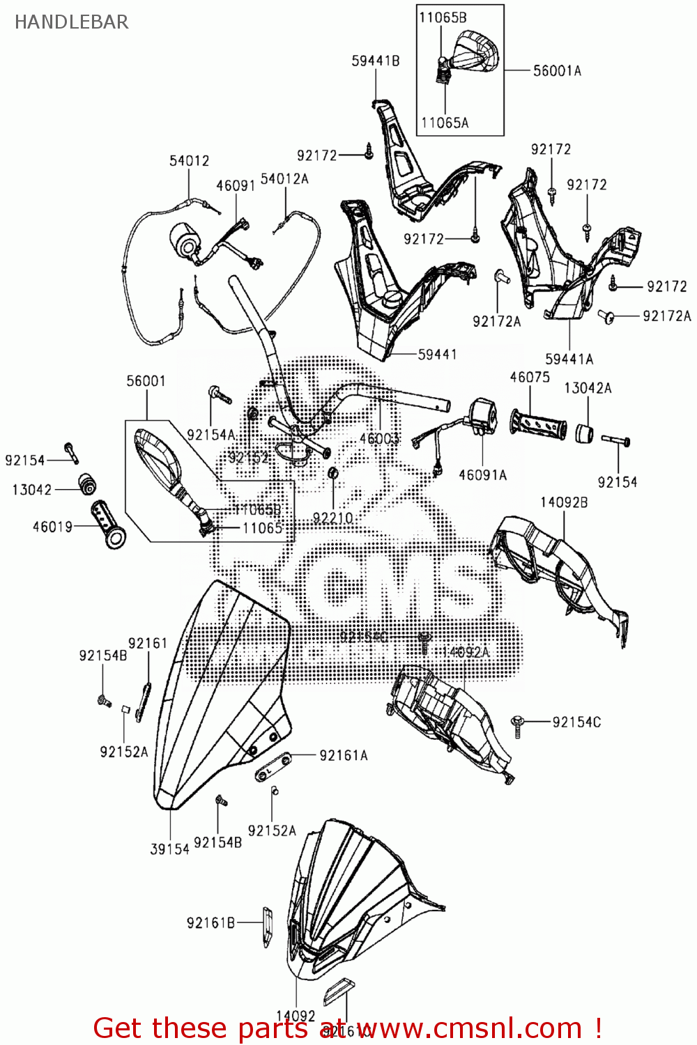 Kawasaki BOLT,8MM 92154Y073 Kawasaki BOLT,8MM 92154Y073