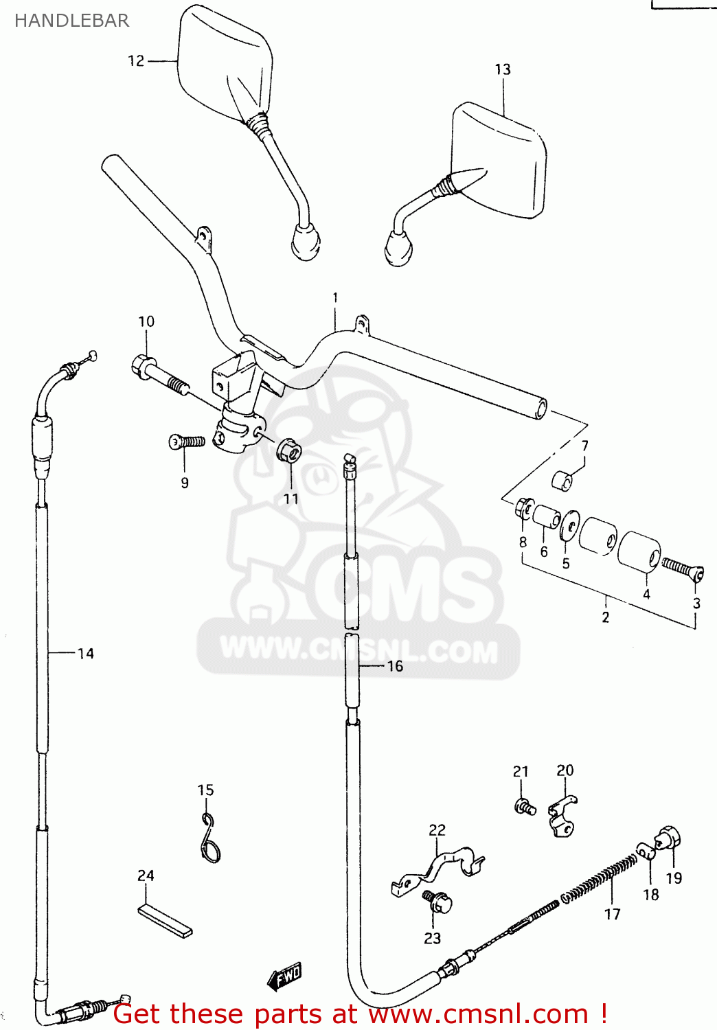 3493817210 Guide,speedometer Cable Suzuki buy the 3493817210 at CMSNL