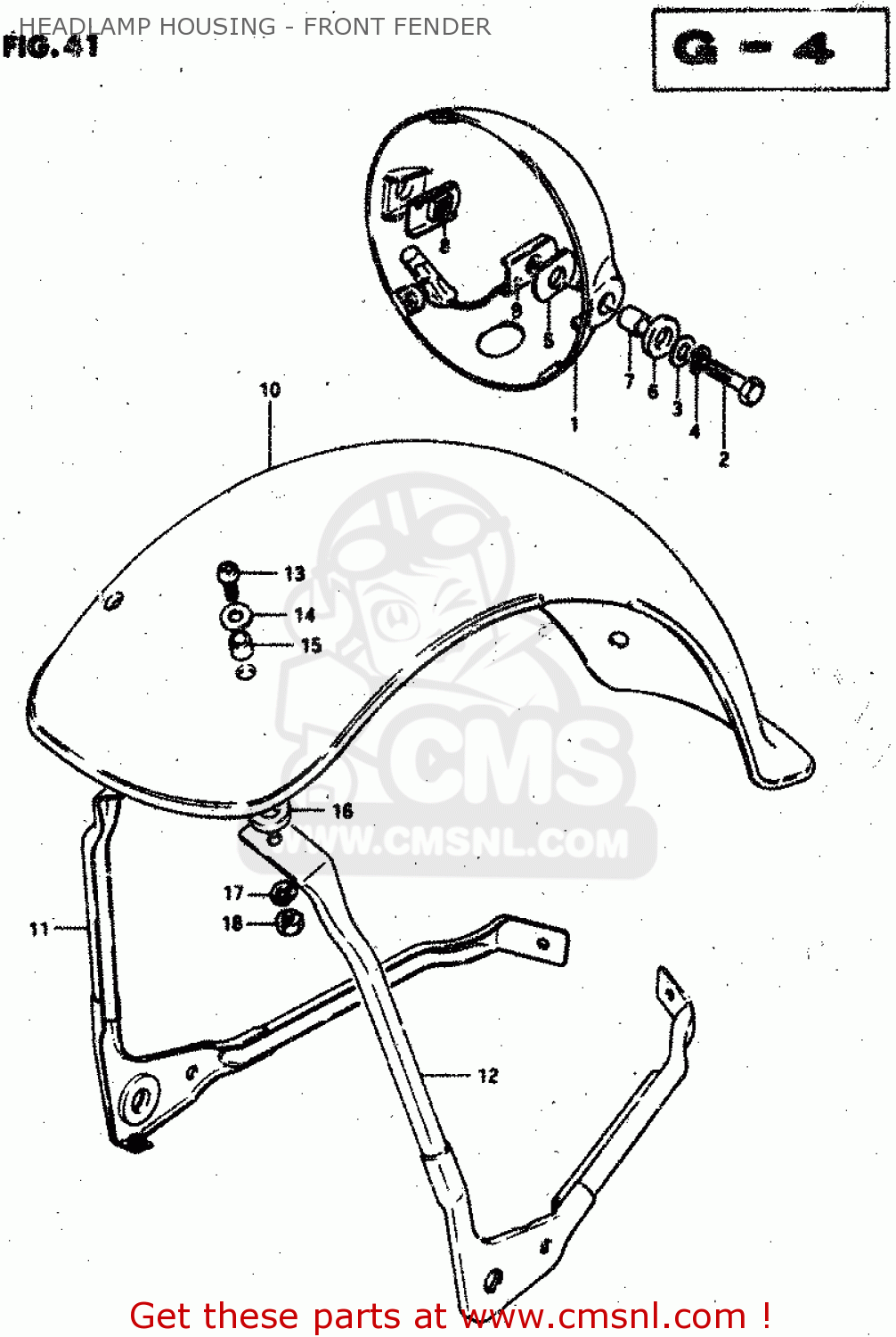 531112766005H Fender, Front Suzuki buy the 531112766005H at CMSNL