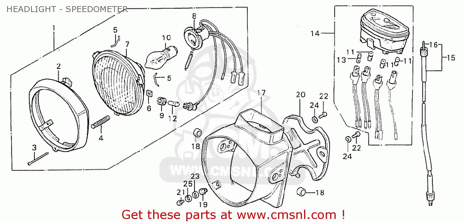 33103041003 Screw,head Light Honda buy the 33103041003 at CMSNL