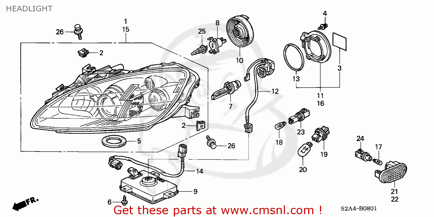 33129S2AJ01 Igniter Hid Honda buy the 33129S2AJ01 at CMSNL