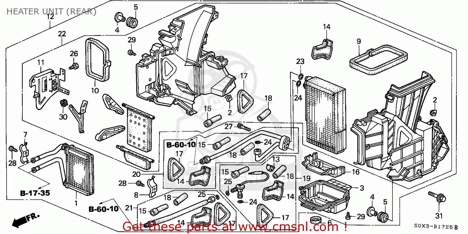 80218s0xa51: Insulator,exp Honda - Buy The 80218-s0x-a51 At Cmsnl