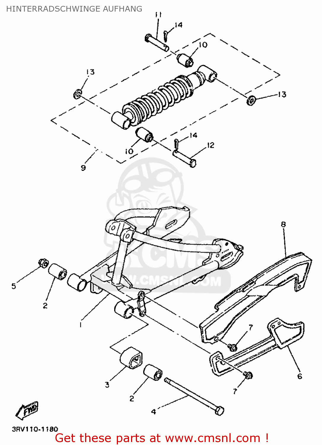 Pw80 deals rear shock