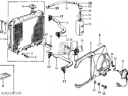 Honda ACCORD 1978 3DR LX (KH,KA,KL) parts lists and schematics