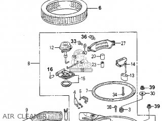 AIR CLEANER - ACCORD 1981 (B) 4DR DX (KA,KH,KL)