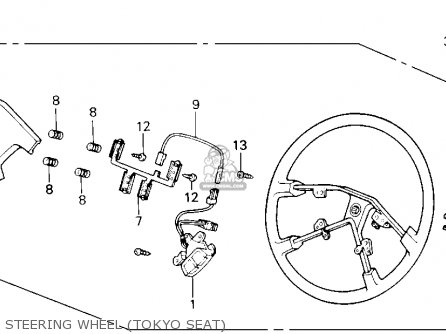 Honda ACCORD 1986 (G) 3DR DX NON-PASSIVE (KA,KL) parts ... 88 honda dx fuse box 